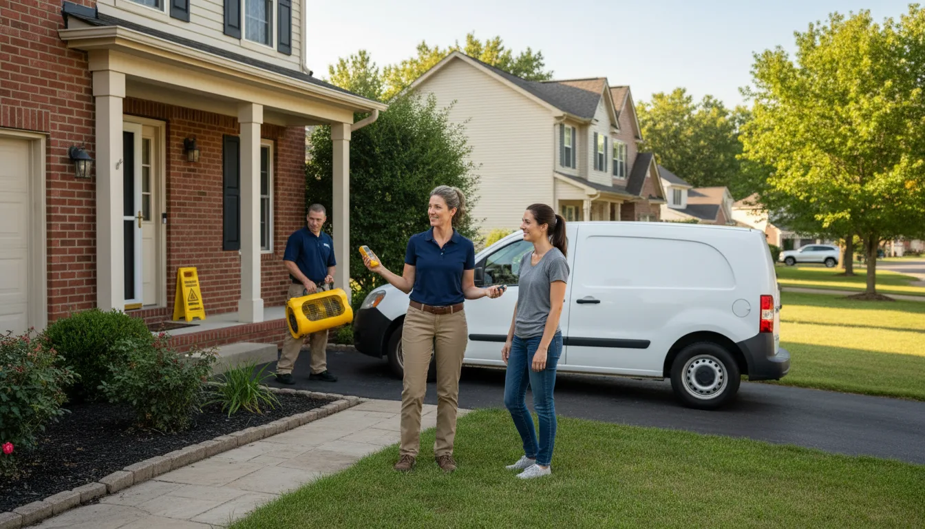 Residential water damage restoration in Roswell, NM